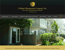 Tablet Screenshot of culliganmgmt.com